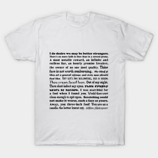 Shakespearean Insults T-Shirt